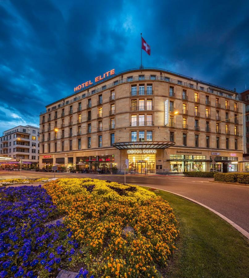 Art Deco Hotel Elite Biel Exteriör bild